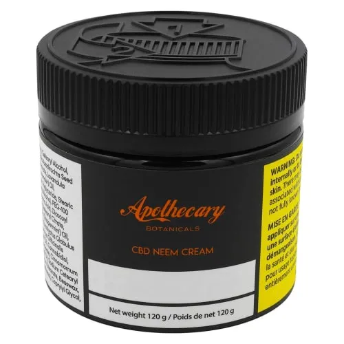 Apothecary Botanicals - CBD Neem Cream product image