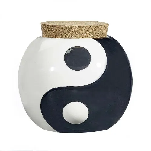 Ceramic Yin-Yang Jar product image