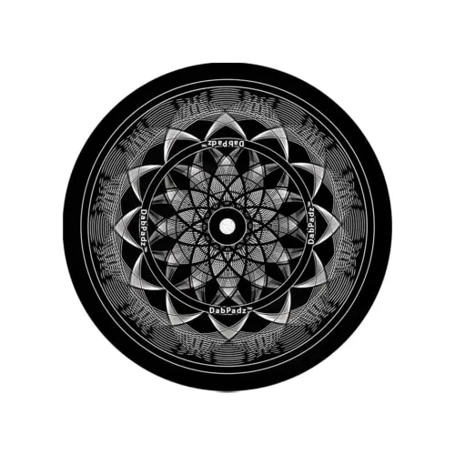 CL - 5" Black Lotus Dab Mat product image