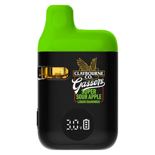 Gassers Super Sour Apple Liquid Diamonds AIO product image