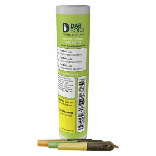 Dab Bods - Citrus Special Resin Infused Pre-Roll Variety Pack product image