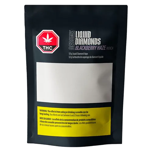 Debunk - Blackberry Haze Liquid Diamonds 510 Vape product image