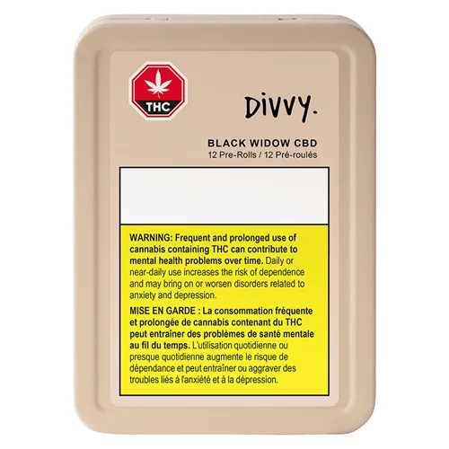 Divvy - Black Widow CBD PR Pack product image