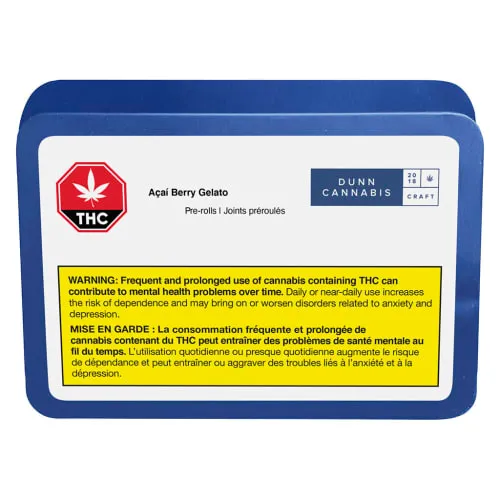 Dunn Cannabis - Acai Berry Gelato Pre-Rolls product image