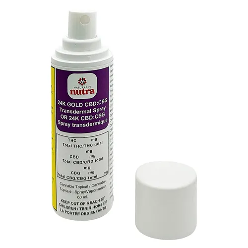 24K GOLD CBD:CBG Transdermal Spray product image