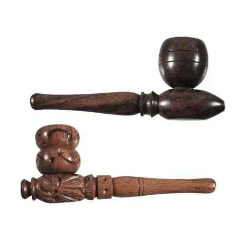 Pipes - 4" Carved Rosewood Pipe product image
