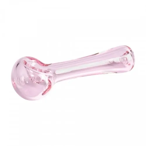 Pipes - 4.5" Solid Colour Spoon Hand Pipe (PINK) product image
