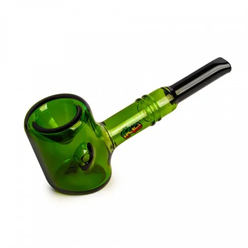 Pipes - 5" Poker Hand Pipe GREEN product image