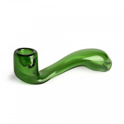 Pipes - 5.5" Sherlock Hand Pipe (GREEN) product image