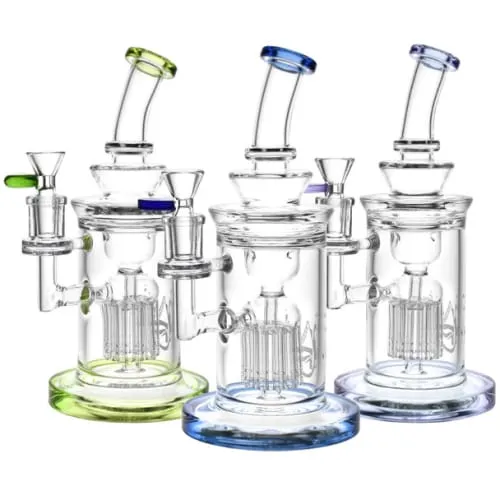 Pulsar 9" Glass Tree Perc Recycler Water Pipe product image