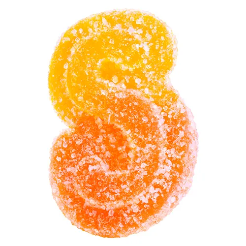 Fully Blasted Peach Orange 1:1 THC CBD Gummy product image